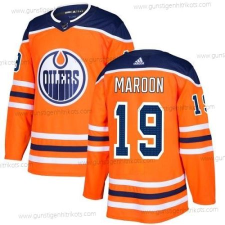 Adidas Jugend Edmonton Oilers #19 Patrick Maroon Heimtrikots Authentisch Strickerei NHL Trikots – Orange