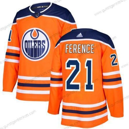 Adidas Jugend Edmonton Oilers #21 Andrew Ference Heimtrikots Authentisch Strickerei NHL Trikots – Orange