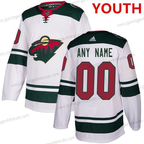 Adidas Minnesota Wild Personalisiertes NHL Authentisch Trikots – Weiß