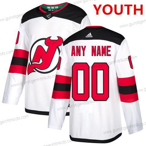 Adidas New Jersey Devils Personalisiertes NHL Authentisch Trikots – Weiß