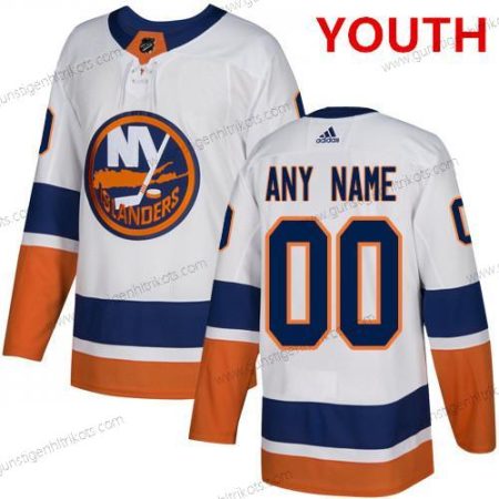 Adidas New York Islanders Personalisiertes NHL Authentisch Trikots – Weiß