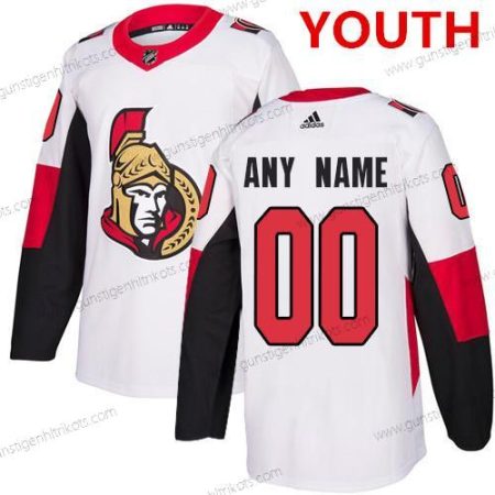 Adidas Ottawa Senators Personalisiertes NHL Authentisch Trikots – Weiß