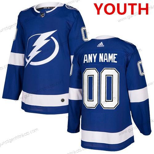 Adidas Tampa Bay Lightning Personalisiertes Authentisch Royal Heimtrikots NHL Trikots – Blau