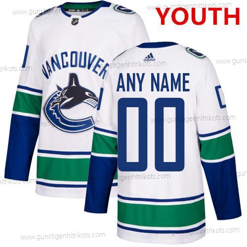 Adidas Vancouver Canucks Personalisiertes NHL Authentisch Trikots – Weiß