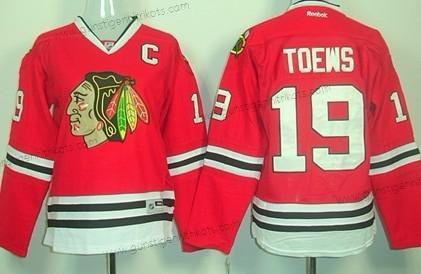 Frauen Chicago Blackhawks #19 Jonathan Toews Trikots – Rot