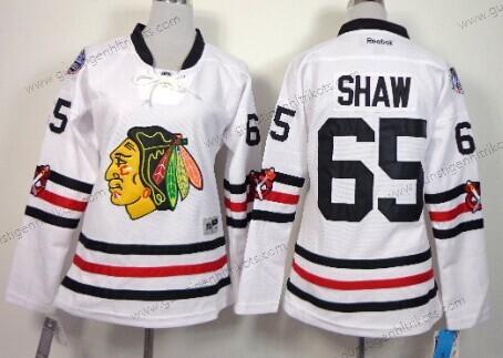 Frauen Chicago Blackhawks #65 Andrew Shaw 2015 Winter Klassisch Trikots – Weiß