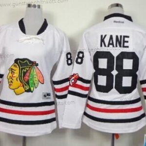 Frauen Chicago Blackhawks #88 Patrick Kane 2015 Winter Klassisch Trikots – Weiß