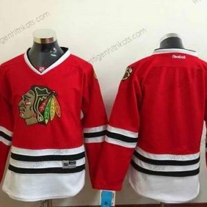 Frauen Chicago Blackhawks Leer Trikots – Rot