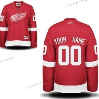 Frauen Detroit Red Wings Personalisiertes 2012 Winter Classci Trikots – Rot