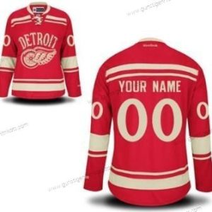 Frauen Detroit Red Wings Personalisiertes Trikots – Rot