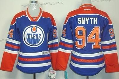 Frauen Edmonton Oilers #94 Ryan Smyth Royal Trikots – Blau