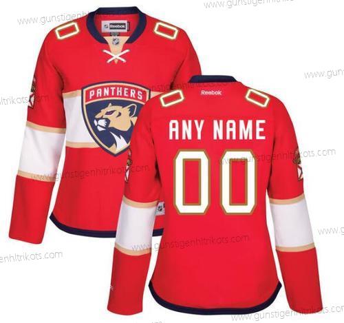 Frauen Florida Panthers Personalisiertes Reebok Heimtrikots Premier Trikots – Rot