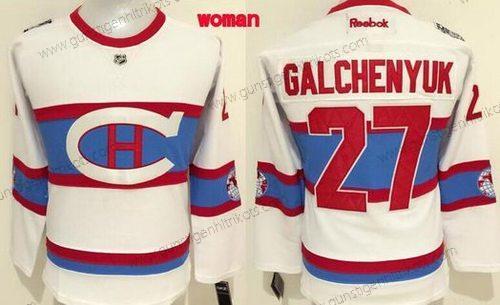 Frauen Montreal Canadiens #11 Brendan Gallagher Reebok 2016 Winter Klassisch Premier Trikots – Weiß