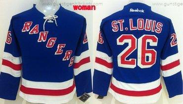 Frauen New York Rangers #26 Martin St. Louis Trikots – Blau