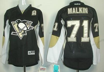 Frauen Pittsburgh Penguins #71 Evgeni Malkin Trikots – Schwarz