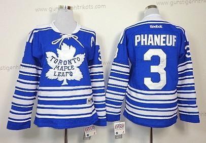 Frauen Toronto Maple Leafs #3 Dion Phaneuf 2014 Winter Klassisch Trikots – Blau