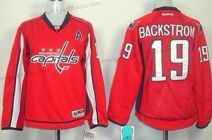 Frauen Washington Capitals #19 Nicklas Backstrom Trikots – Rot