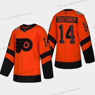 Herren #14 Sean Couturier Philadelphia Flyers Coors 2019 Stadium Series Authentisch Trikots – Orange