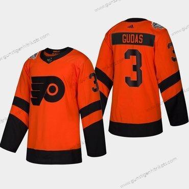 Herren #3 Radko Gudas Philadelphia Flyers Coors 2019 Stadium Series Authentisch Trikots – Orange