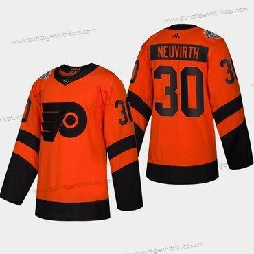 Herren #30 Michal Neuvirth Philadelphia Flyers Coors 2019 Stadium Series Authentisch Trikots – Orange