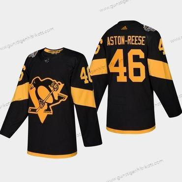 Herren #46 Zach Aston-Reese Pittsburgh Penguins Coors 2019 Stadium Series Authentisch Trikots – Schwarz