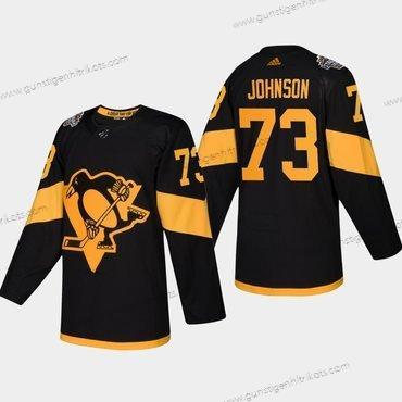 Herren #73 Jack Johnson Pittsburgh Penguins Coors 2019 Stadium Series Authentisch Trikots – Schwarz