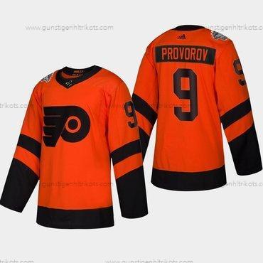 Herren #9 Ivan Provorov Philadelphia Flyers Coors 2019 Stadium Series Authentisch Trikots – Orange