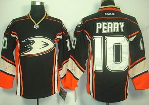 Herren Anaheim Ducks #10 Corey Perry Ausweichtrikot Trikots – Schwarz