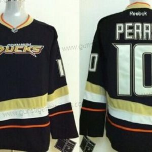 Herren Anaheim Ducks #10 Corey Perry Trikots – Schwarz