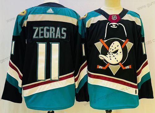 Herren Anaheim Ducks #11 Trevor Zegras Authentisch Trikots – Schwarz