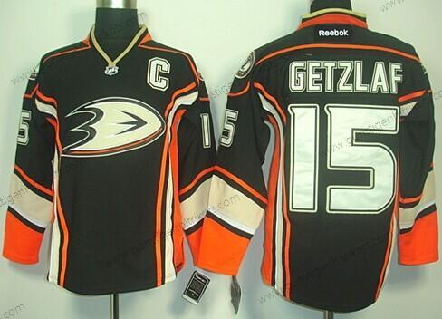 Herren Anaheim Ducks #15 Ryan Getzlaf Ausweichtrikot Trikots – Schwarz