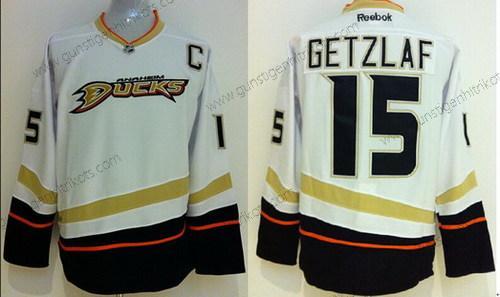 Herren Anaheim Ducks #15 Ryan Getzlaf Trikots – Weiß