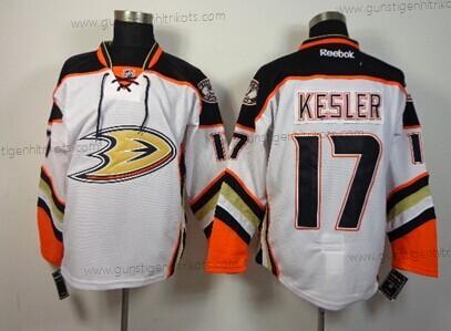 Herren Anaheim Ducks #17 Ryan Kesler 2014 Trikots – Weiß