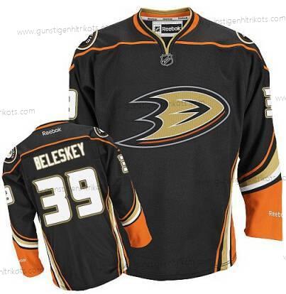 Herren Anaheim Ducks #39 Matt Beleskey Ausweichtrikot Trikots – Schwarz