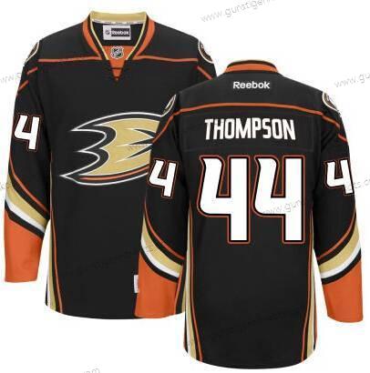 Herren Anaheim Ducks #44 Nate Thompson Ausweichtrikot Trikots – Schwarz