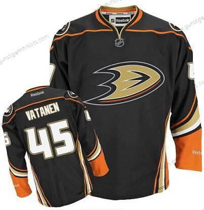 Herren Anaheim Ducks #45 Sami Vatanen Ausweichtrikot Trikots – Schwarz