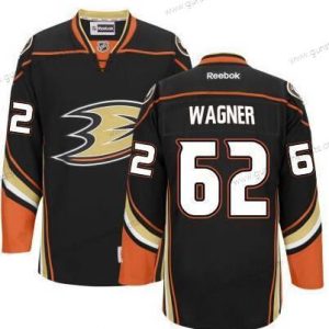 Herren Anaheim Ducks #62 Chris Wagner Ausweichtrikot Trikots – Schwarz