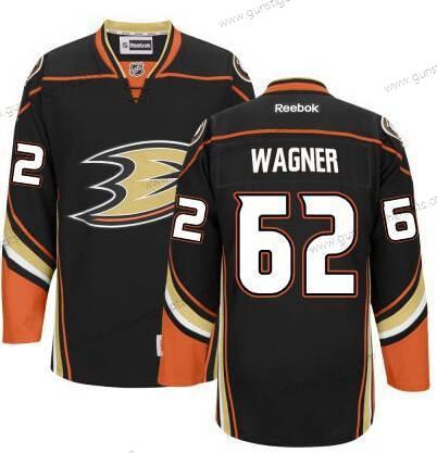 Herren Anaheim Ducks #62 Chris Wagner Ausweichtrikot Trikots – Schwarz