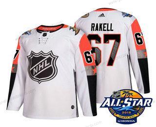 Herren Anaheim Ducks #67 Rickard Rakell 2018 NHL All-Star Strickerei Ice Hockey Trikots – Weiß