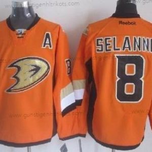 Herren Anaheim Ducks #8 Teemu Selanne 2014 Stadium Series Trikots – Orange