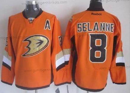 Herren Anaheim Ducks #8 Teemu Selanne 2014 Stadium Series Trikots – Orange