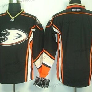 Herren Anaheim Ducks Leer Ausweichtrikot Trikots – Schwarz