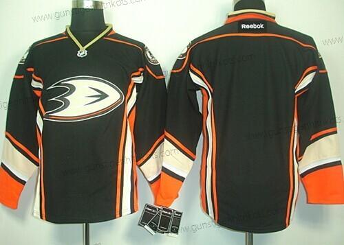 Herren Anaheim Ducks Leer Ausweichtrikot Trikots – Schwarz