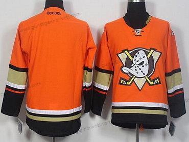 Herren Anaheim Ducks Personalisiertes Reebok ersatzweise Hockey Trikots – Orange