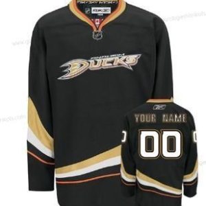 Herren Anaheim Ducks Personalisiertes Trikots – Schwarz