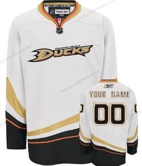 Herren Anaheim Ducks Personalisiertes Trikots – Weiß