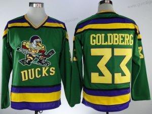 Herren Anaheim Mighty Ducks #33 Greg Goldberg CCM Movie Trikots – Grün