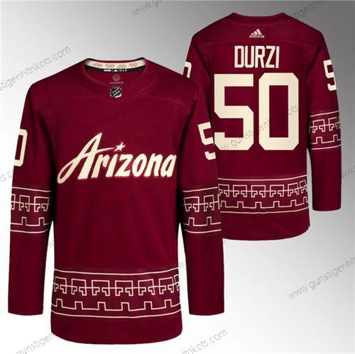 Herren Arizona Coyotes #50 Sean Durzi ersatzweise Pro Trikots – Rot