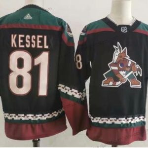 Herren Arizona Coyotes #81 Phil Kessel Retro Kachina Trikots – Schwarz