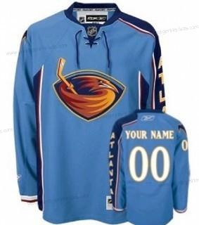 Herren Atlanta Thrashers Personalisiertes Trikots – Blau